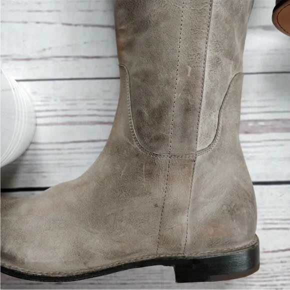 FRYE Paige tall leather riding pull on boots - Picture 7 of 8